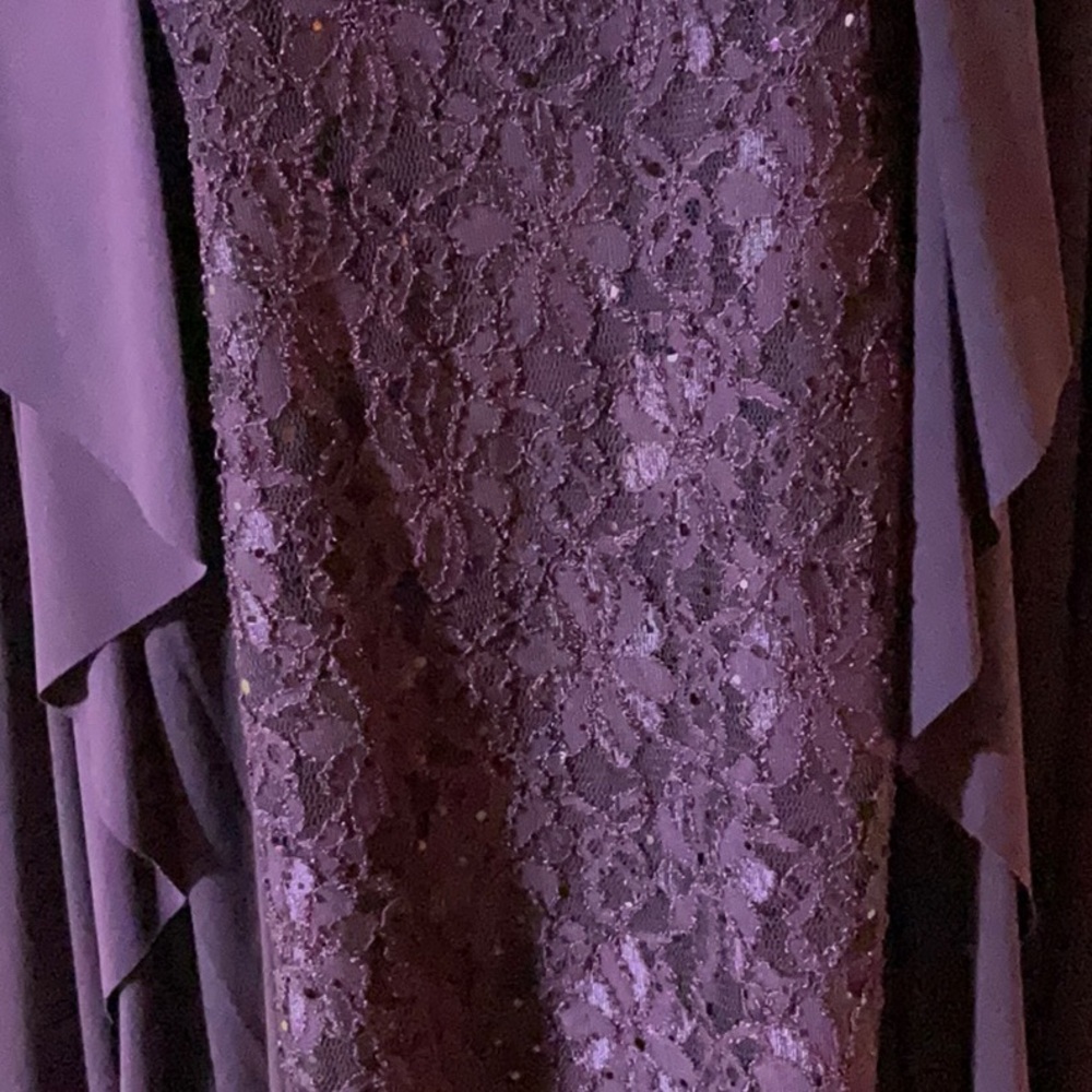 Size 24 Purple Evening Dress - Picture 5 of 7